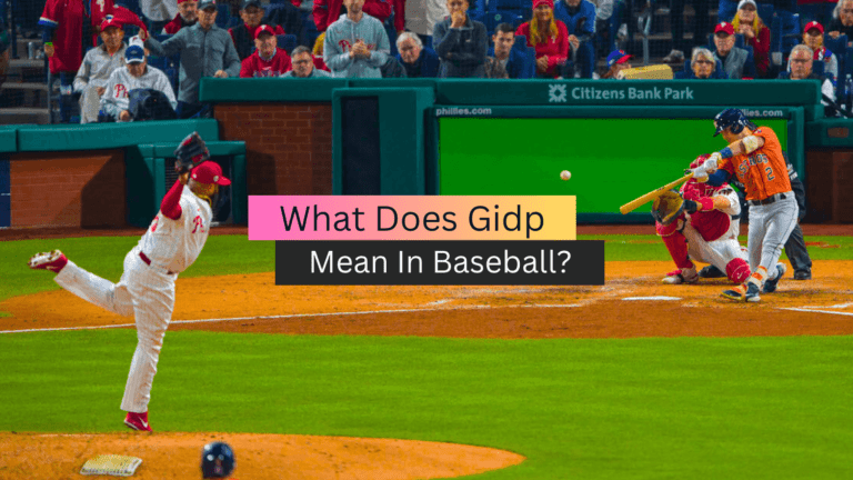 What Does Gidp Mean In Baseball?