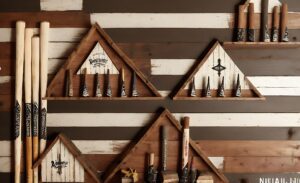 How To Hang Baseball Bats On Wall?